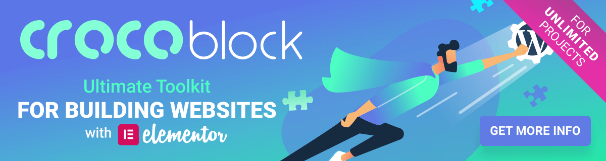 Crocoblock - The ultimate Toolkit for building websites!